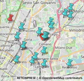 Mappa Via Privata Paolo Dal Pozzo Toscanelli, 20132 Milano MI, Italia (2.0445)