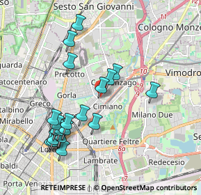 Mappa Via Pozzo Toscanelli, 20132 Milano MI, Italia (2.0025)