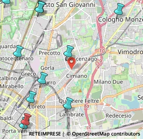 Mappa Via Privata Paolo Dal Pozzo Toscanelli, 20132 Milano MI, Italia (3.235)