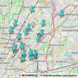 Mappa Via Padova, 20123 Milano MI, Italia (2.348)
