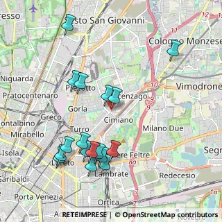 Mappa Via Padova, 20123 Milano MI, Italia (2.15824)