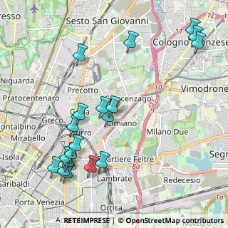 Mappa Via Padova, 20123 Milano MI, Italia (2.43737)