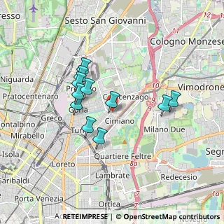 Mappa Via Padova, 20123 Milano MI, Italia (1.47909)