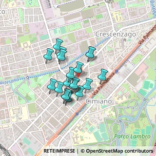 Mappa Via Padova, 20123 Milano MI, Italia (0.3085)