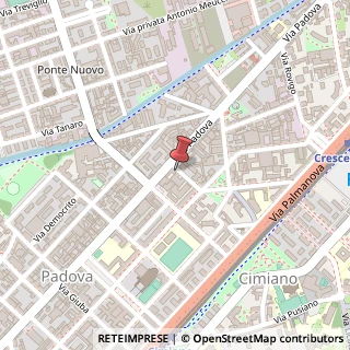 Mappa Via Privata Paolo Dal Pozzo Toscanelli, 4, 20132 Milano, Milano (Lombardia)