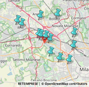 Mappa Via Cilea Francesco, 20016 Pero MI, Italia (3.49231)