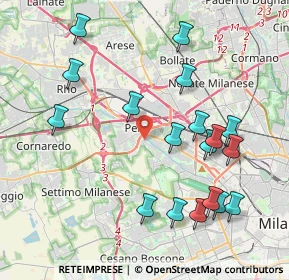 Mappa Via Cilea Francesco, 20016 Pero MI, Italia (4.34222)