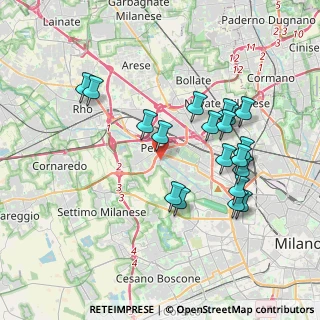 Mappa Via Cilea Francesco, 20016 Pero MI, Italia (3.65158)