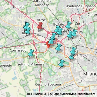 Mappa Via Cilea Francesco, 20016 Pero MI, Italia (3.6345)
