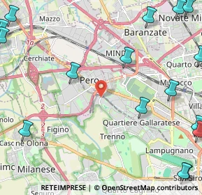 Mappa Via Cilea Francesco, 20016 Pero MI, Italia (3.6765)