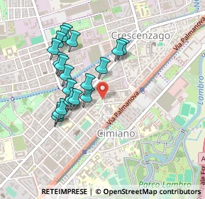 Mappa Via Don Giuseppe del Corno, 20132 Milano MI, Italia (0.428)