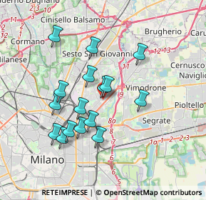 Mappa Via Don Giuseppe del Corno, 20132 Milano MI, Italia (3.19625)