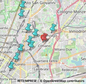 Mappa Via Don Giuseppe del Corno, 20132 Milano MI, Italia (2.02455)