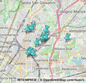 Mappa Via Don Giuseppe del Corno, 20132 Milano MI, Italia (1.17636)