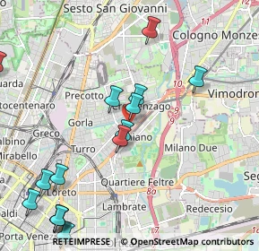 Mappa Via Angelo Emo, 20132 Milano MI, Italia (2.55933)