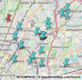 Mappa Via Don Giuseppe del Corno, 20132 Milano MI, Italia (2.055)