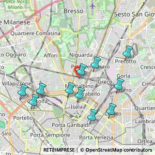 Mappa Via Antonio Calderoni, 20159 Milano MI, Italia (2.12545)