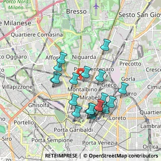 Mappa Via Antonio Calderoni, 20159 Milano MI, Italia (1.7305)