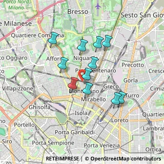 Mappa Via Antonio Calderoni, 20159 Milano MI, Italia (1.42909)