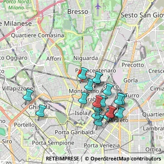 Mappa Via Antonio Calderoni, 20159 Milano MI, Italia (1.974)