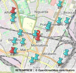 Mappa Via Antonio Calderoni, 20159 Milano MI, Italia (1.2895)