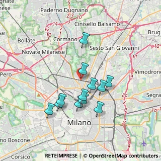 Mappa Via Antonio Calderoni, 20159 Milano MI, Italia (3.13)