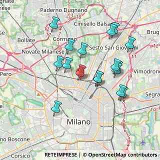 Mappa Via Antonio Calderoni, 20159 Milano MI, Italia (3.63765)