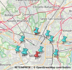 Mappa Via Calderoni, 20159 Milano MI, Italia (4.36818)