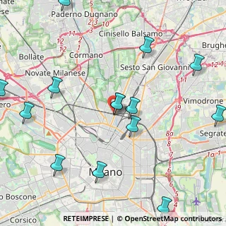 Mappa Viale Suzzani, 20159 Milano MI, Italia (5.22857)