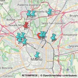 Mappa Viale Suzzani, 20159 Milano MI, Italia (3.66462)