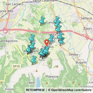 Mappa Via P. Lioy, 36100 Vicenza VI, Italia (1.415)