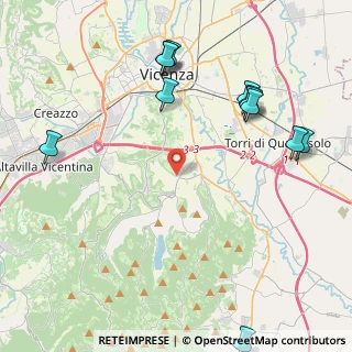 Mappa Via P. Lioy, 36100 Vicenza VI, Italia (5.21167)