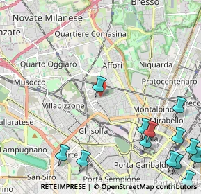 Mappa Via Giuseppe Candiani, 20158 Milano MI, Italia (3.23231)