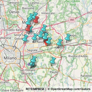 Mappa Via Antica di Cassano, 20060 Vignate MI, Italia (6.995)
