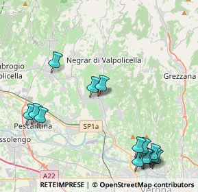 Mappa Via Casette, 37024 Negrar di Valpolicella VR, Italia (5.31857)
