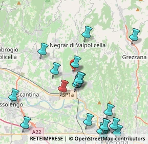 Mappa Via Casette, 37024 Negrar di Valpolicella VR, Italia (5.017)