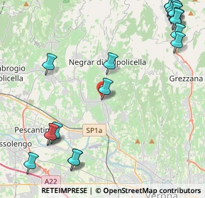 Mappa Via Casette, 37024 Negrar di Valpolicella VR, Italia (6.17)