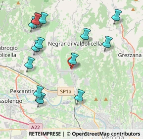 Mappa Via Casette, 37024 Negrar di Valpolicella VR, Italia (4.66286)