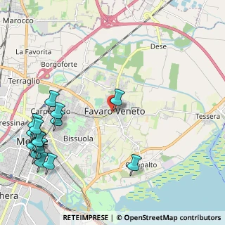 Mappa Piazza Angelo Pastrello, 30173 Venezia VE, Italia (2.92667)