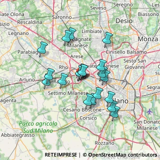Mappa Via Enrico Fermi, 20016 Pero MI, Italia (5.878)