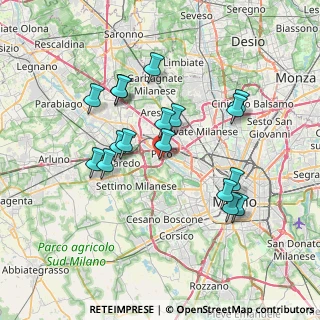 Mappa Via Enrico Fermi, 20016 Pero MI, Italia (6.77529)
