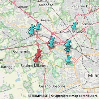 Mappa Via Enrico Fermi, 20016 Pero MI, Italia (3.07917)