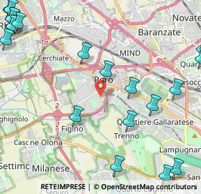 Mappa Via Enrico Fermi, 20016 Pero MI, Italia (3.2765)