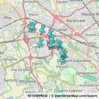 Mappa Via Enrico Fermi, 20016 Pero MI, Italia (1.16333)