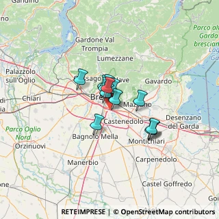 Mappa Via Finiletto, 25134 Brescia BS, Italia (7.72923)