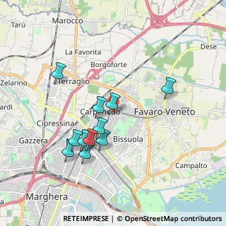 Mappa Via Alpago, 30172 Venezia VE, Italia (1.71455)