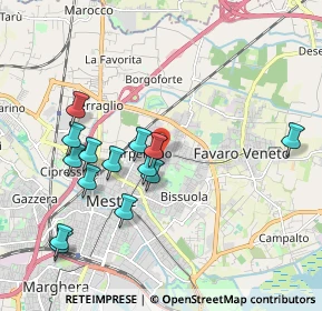 Mappa Via Alpago, 30172 Venezia VE, Italia (1.95643)