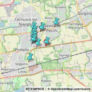 Mappa SP  103 ANTICA CASSANESE KM 8+050, 20060 Cassina De' Pecchi MI, Italia (1.41133)