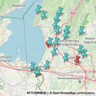 Mappa Via Rubinare, 37017 Lazise VR, Italia (8.6475)