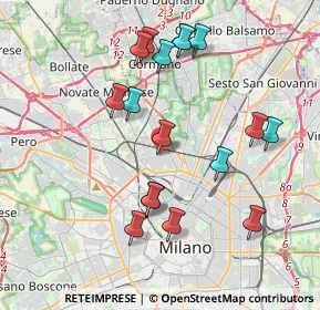 Mappa Via Davanzati Bernardo, 20158 Milano MI, Italia (3.88412)